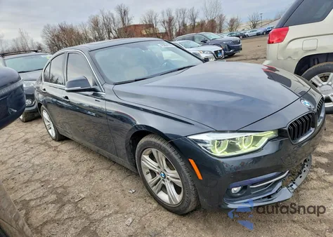 2017 BMW 330 Xi из США, поврежденный, VIN WBA8D9G3XHNU64985
